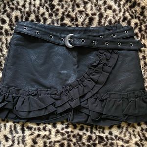 *SOLD* Widow So Legendary Vegan Leather Skirt